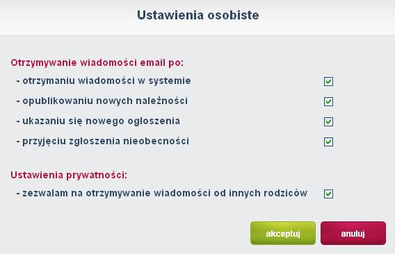 Pomoc Możliwość podglądu oraz wydruku instrukcji do Panelu rodzica. Zgłoś problem Możliwość zgłoszenia problemu bezpośrednio do pracowników przedszkola.