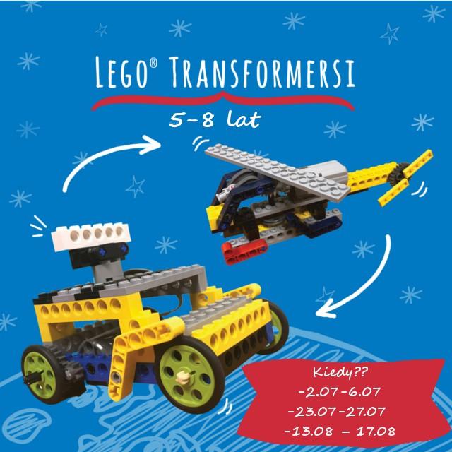 LEGO TRANSFORMERSI [dzieci 5-8 lat ] Przygotuj się na budowanie i odkryj, jak możesz z tych samych klocków zmienić zbudowany model w zupełnie w coś innego! Dzieciaki pokochają możliwość transformacji.