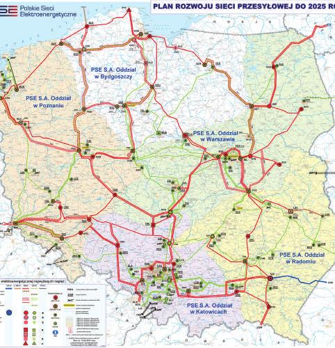 Krajowy System Elektroenergetyczny Powszechność dostępu i korzystanie z zalet energii elektrycznej wymaga sprawnego działania rozbudowanego układu urządzeń do jej wytwarzania, przesyłania i rozdziału.