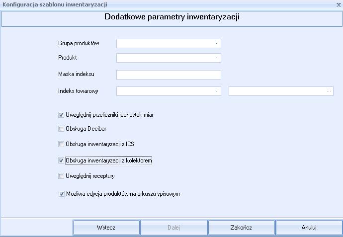przefiltrować produkty z konkretnych grup produktów,