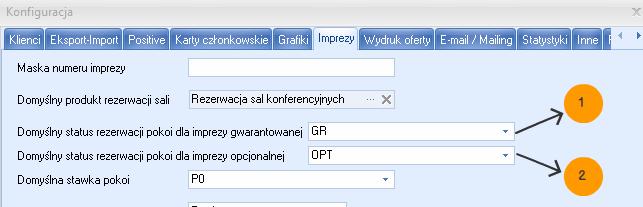 Parametryzowany status rezerwacji hotelowej Do tej pory w aplikacji CRM mieliśmy możliwość skonfigurowania statusu dla rezerwacji gwarantowanej, od obecnej wersji został dodany również parametr
