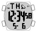 Po około 5 minutach niezależnie czy proces kalibracji zakończył się powodzeniem czy też nie, zegarek powróci automatycznie do ekranu Trybu Time/Calendar.