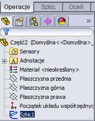 Parametryzacja W SolidWorks możemy powiązać równaniami wymiary między sobą korzystając z ich nazw. Pewne wymiary pozostawimy niezależne, a inne będą od tych niezależnych - zależały. Np.