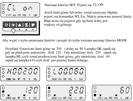 i) Funkcja drukowania Waga umożliwia po podłączeniu do