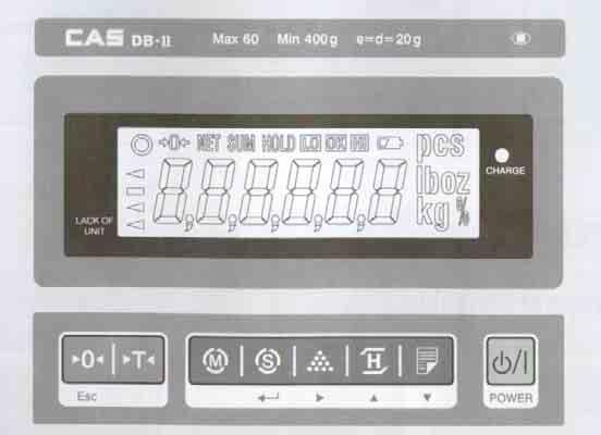 5.Instalacja wagi Waga DB-II LCD wyświetlacz LCD Umieścić rurę wysięgnika w uchwycie. Przykręcić wysięgnik do uchwytu za pomocą dostarczonych śrub. Waga powinna być prawidłowo wypoziomowana.