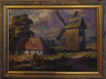PA-3136 2009 FROM A FLAT IN WARSAW 7. KANIEWSKI Edmund Jerzy Apple Tree in Blossom, 20th cent. Oil, hardboard CAT.
