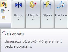 Kąt obrotu można wpisać w pole tekstowe lub wybrać pełny okrąg zaznaczając odpowiednią ikonę.