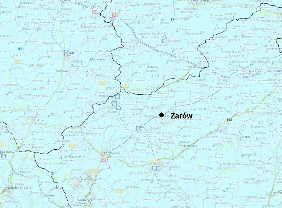 Rysunek 9. na tle JCWPd nr 94, 95 oraz 108. Źródło: Państwowa Służba Hydrologiczna Informacje na ich temat znajdują się w poniższych tabelach. Tabela 16.