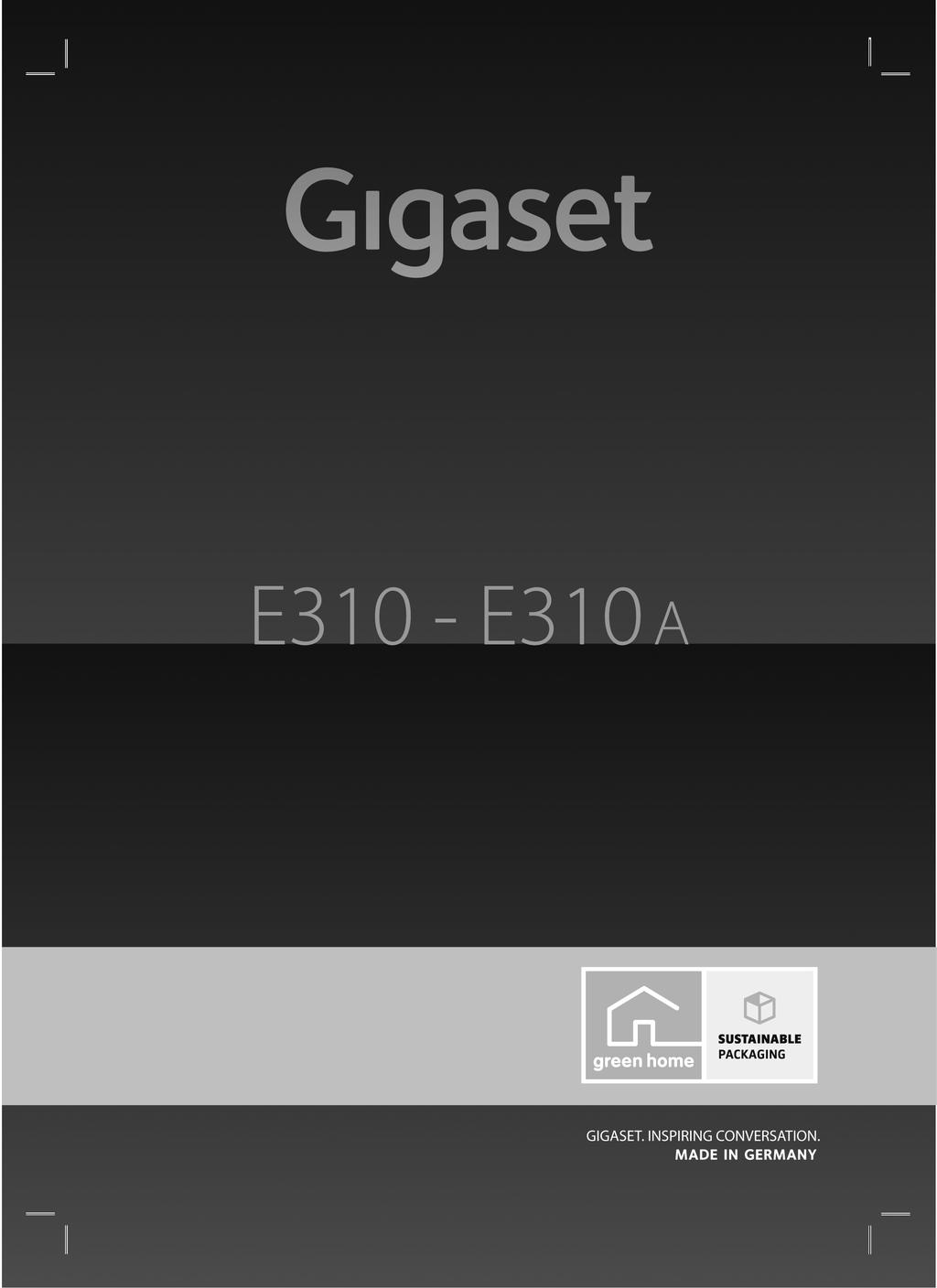 Gratulujemy! Kupując produkty Gigaset, wybrali Państwo markę oddaną ochronie środowiska.