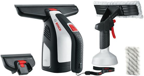 22 Katalog nagród świątecznych 2018 Myjka do okien GlassVAC Myjka do okien Bosch dla Twojego domu. Opatentowana powłoka gumowa zapewnia płynny przesuw po szybie i szybki rezultat pracy.