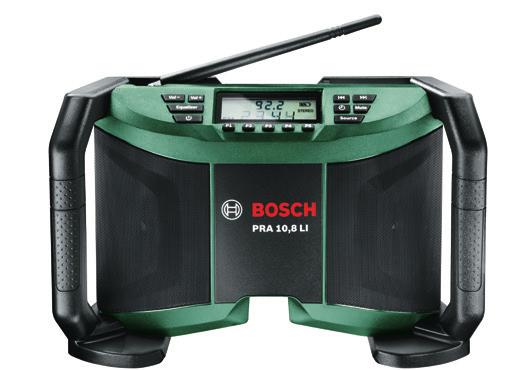 Katalog nagród świątecznych 2018 23 Radio akumulatorowe (bez akumulatora i ładowarki) EasyRadio 12 Kompaktowe radio EasyRadio 12 firmy Bosch dla każdego, kto podczas majsterkowania lub wypoczynku nie