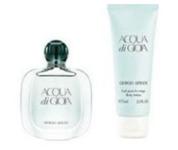 108 Giorgio Armani Aqua woda perfumowana 30 ml + Moisturizing body lotion 75 ml Zestaw dla kobiet Nuty zapachowe: Głowa: