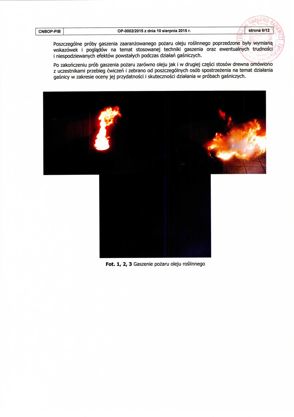 CNBOP-PIB OP-0002/2015zdnia 10 sierpnia 2015 r.