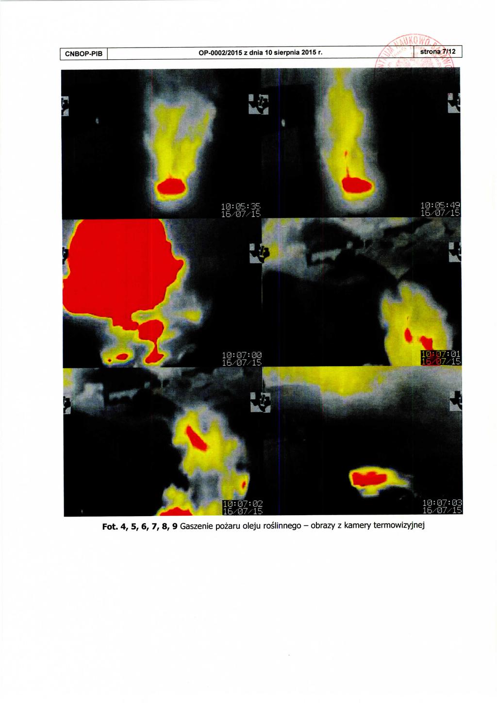 CNBOP-PIB OP-0002/2015 z dnia 10 sierpnia 2015 r. strona7/12 Fot.