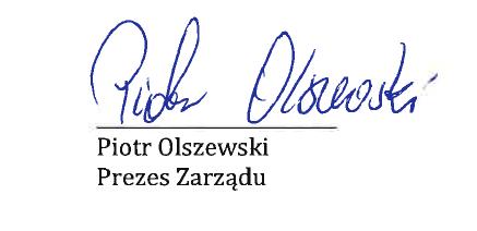 Oświadczenie Emitenta Działając w imieniu M-Trans S.A.