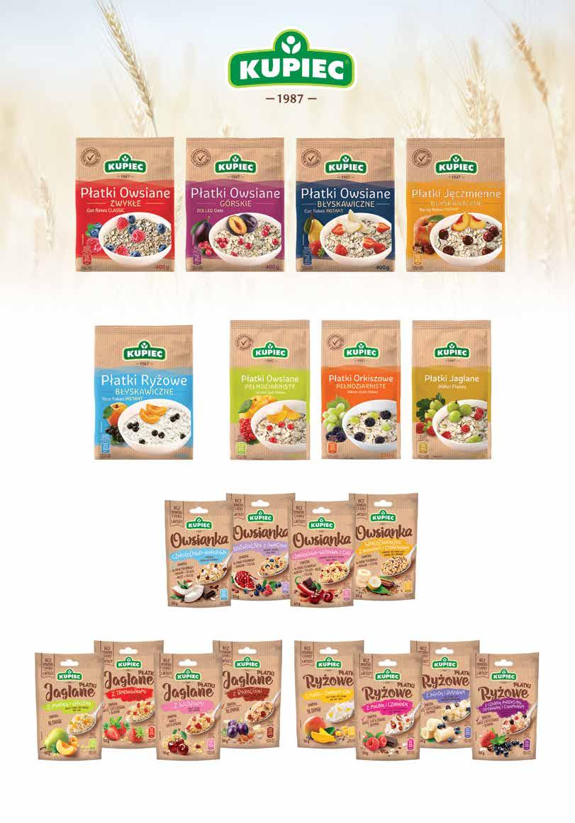 2,42 Płatki 400 g Owsiane zwykłe, górskie, błyskawiczne, jęczmienne błyskawiczne 2,46 2,25 Płatki ryżowe błyskawiczne 250 g Płatki pełnoziarniste owsiane, orkiszowe, jaglane 200 g Owsianka 50 g