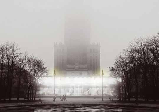 WYRÓŻNIENIA PRACA FINAŁOWA BUILDER FOR THE YOUNG ARCHITECTS 72 Pawilon Sztuki UNIEŚ SIĘ to tymczasowy obiekt zlokalizowany w sercu Warszawy, pod Pałacem Kultury i Nauki, w Parku Świętokrzyskim.