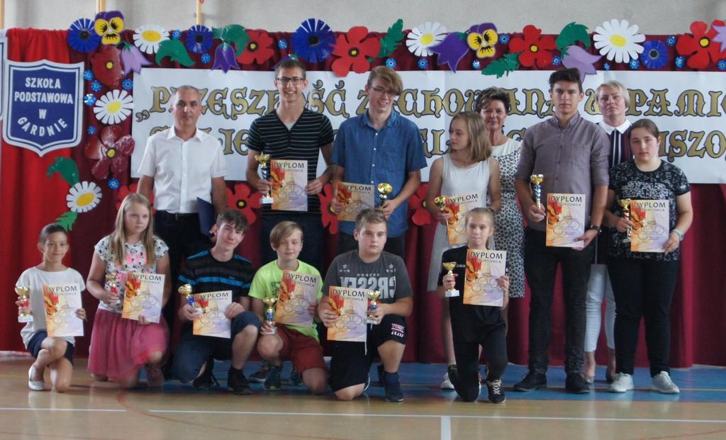 Zakończenie Roku Sportowego i roczne podsumowanie konkursów 21 czerwca Tradycją naszej szkoły jest, że w czwartek, w przeddzień zakończenia roku