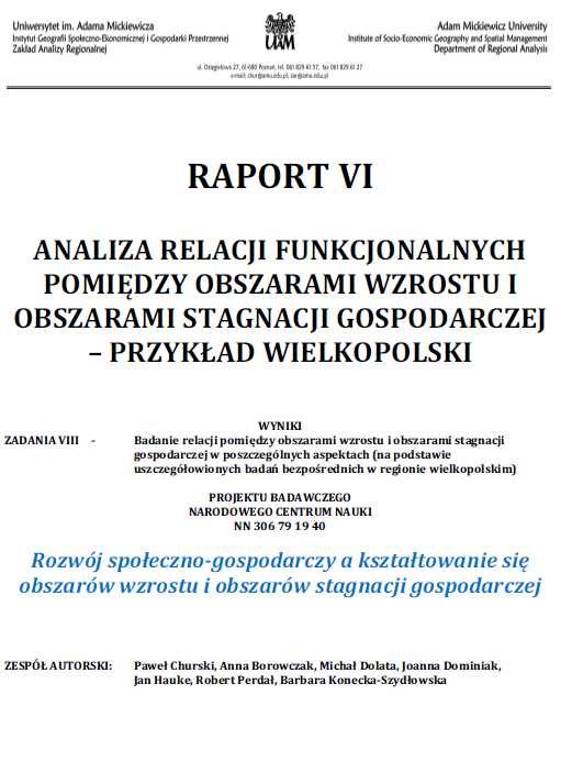 pomiędzy obszarami wzrostu i
