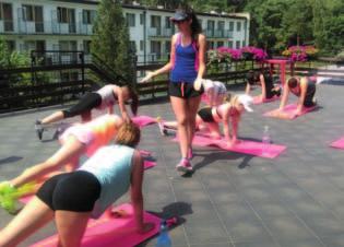 Be fit Obóz Fitness i Sportu 10-14 / 14-18 lat zajęcia fitness: odbywać się będą codziennie i będą dostosowane do poziomu grupy.