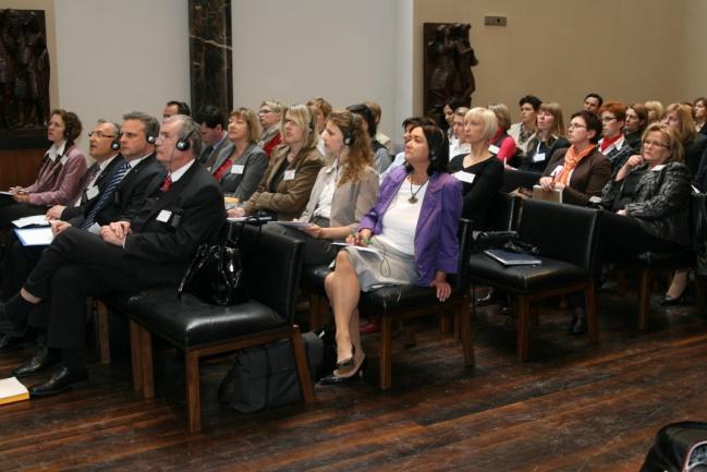 Präsentation eines an Lehrer gerichteten Programms für Berufspraktika.