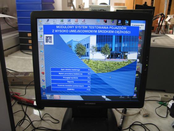 Blok akwizycji danych pomiarowych RS Poziomice elektroniczne Rys. 5.