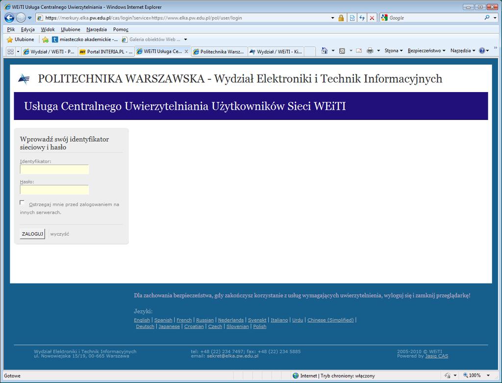 2. Interfejs edytora systemu Repozytorium Wprowadzanie danych do Repozytorium odbywa się z wykorzystaniem przeglądarki internetowej.
