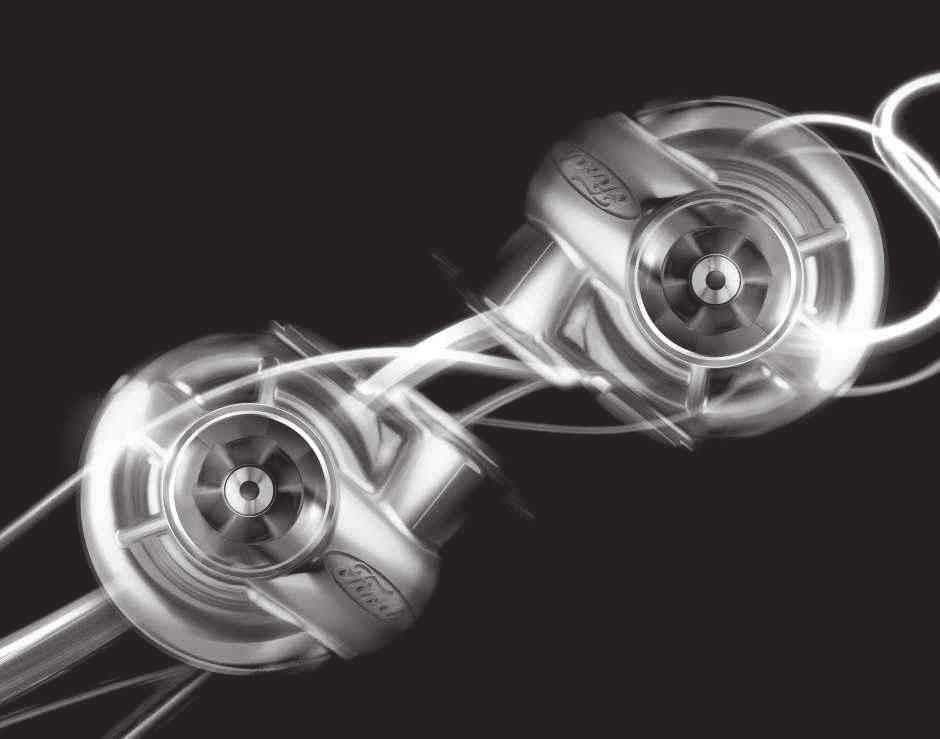 Osiągi i zużycie paliwa Dynamika i oszczędność Ford EcoBoost Więcej mocy, mniej paliwa Silnik wysokoprężny z doładowaniem Twin-Turbo Ten wydajny i nowoczesny silnik wysokoprężny o mocy 210 KM