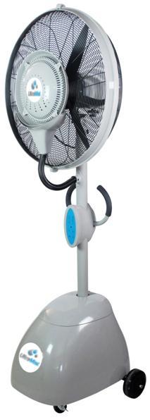 Nowoczesny i stylowy rotacyjny wiatrak zamgławiający dużej wydajności 200 cm Pokrycie 60m² z obniżeniem temperatury aż o 10 C 3 prędkości wiatraka Zdalne sterowanie Wiatrak oscylacyjny (90 ) dla