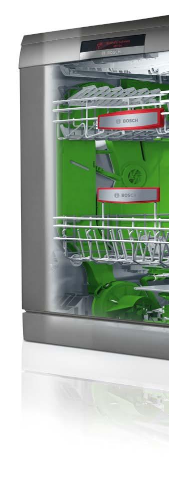 66 www.bosch-home.pl Zmywarki Bosch. Połączenie komfortu i ekologii. PerfectDry Innowacyjny system suszenia strumieniem ciepłego powietrza 3D z wykorzystaniem technologii Zeolith.