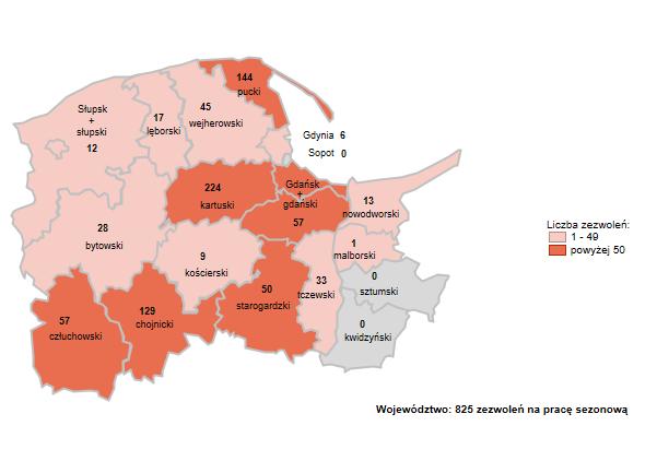 Można zaobserwować rosnące z miesiąca na miesiąc zainteresowanie pracodawców zatrudnianiem obywateli innych krajów do prac sezonowych.