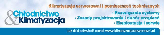 Rysunek 10. ilustruje zależność obliczeniowego współczynnika efektywności EER urządzenia do chłodzenia wody od temperatury powietrza chłodzącego skraplacz.