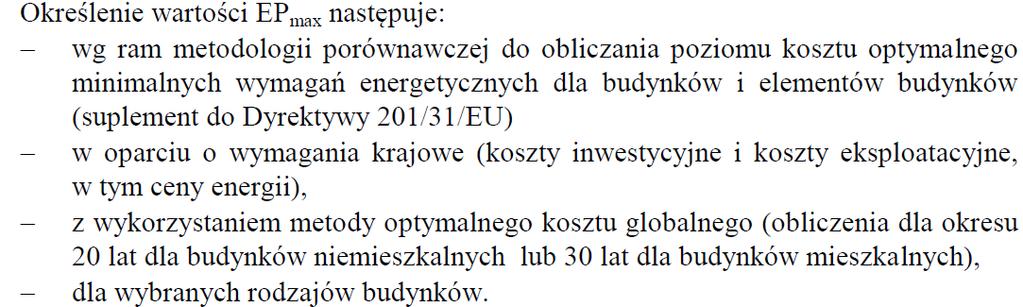 Budynki nzeb i ich ocena Budynki niemal zero energetyczne (nzeb): nzeb