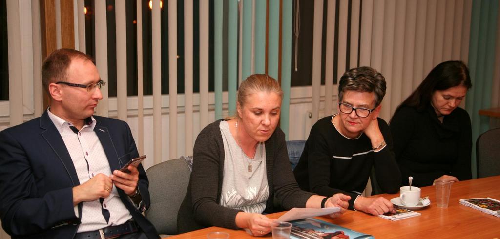Rezultaty konkursu uczniów i osiągnięte przez nich wyniki omówiła Beata Startek.
