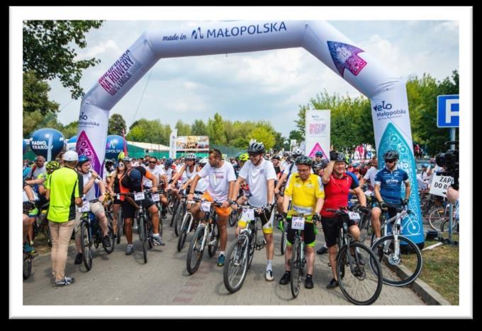 Wzrost liczby turystów rowerowych w Małopolsce Zwiększenie konkurencyjności