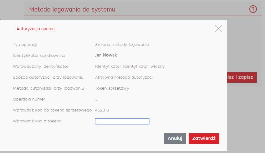 6. Bgk24 wyświetla formatkę podsumowującą transakcję z komunikatem informującym, czy autoryzacja się powiodła.