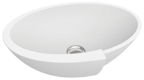 ZORA UMYWALKA NABLATOWA COUNTERTOP WASHBASIN Index: P_U_531_03_0505 505 360 173 Bez otworu na baterię / Without tap hole Z przelewem zintegrowanym / With integrated overflow 15 kg Ø43