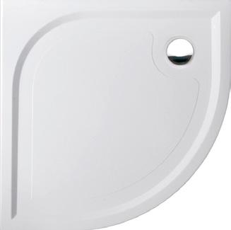 OTERO 90 BRODZIK PÓŁOKRĄGŁY SEMICIRCULAR SHOWER TRAY Index: P_B_066_02_0900 900 900 45 brodzik nie posiada regulacji poziomu / Shower tray without level regulation Waga / Weight : 47 kg Ø90 45 900