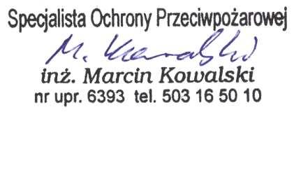 INSTRUKCJA BEZPIECZEŃSTWA POŻAROWEGO dla budynku Zarządu Morskiego Portu Gdynia S.A. magazynowo biurowego nr inw.
