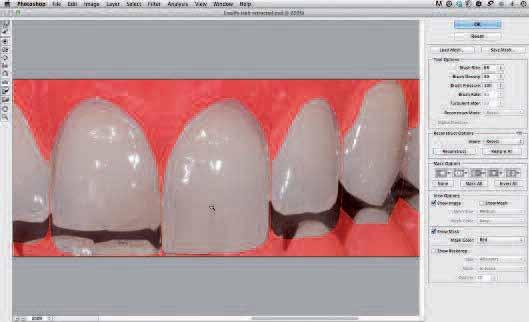 _If the shape or length is deemed inappropriate, press the command button (control button for PCs) and z to delete and select a suitable choice.