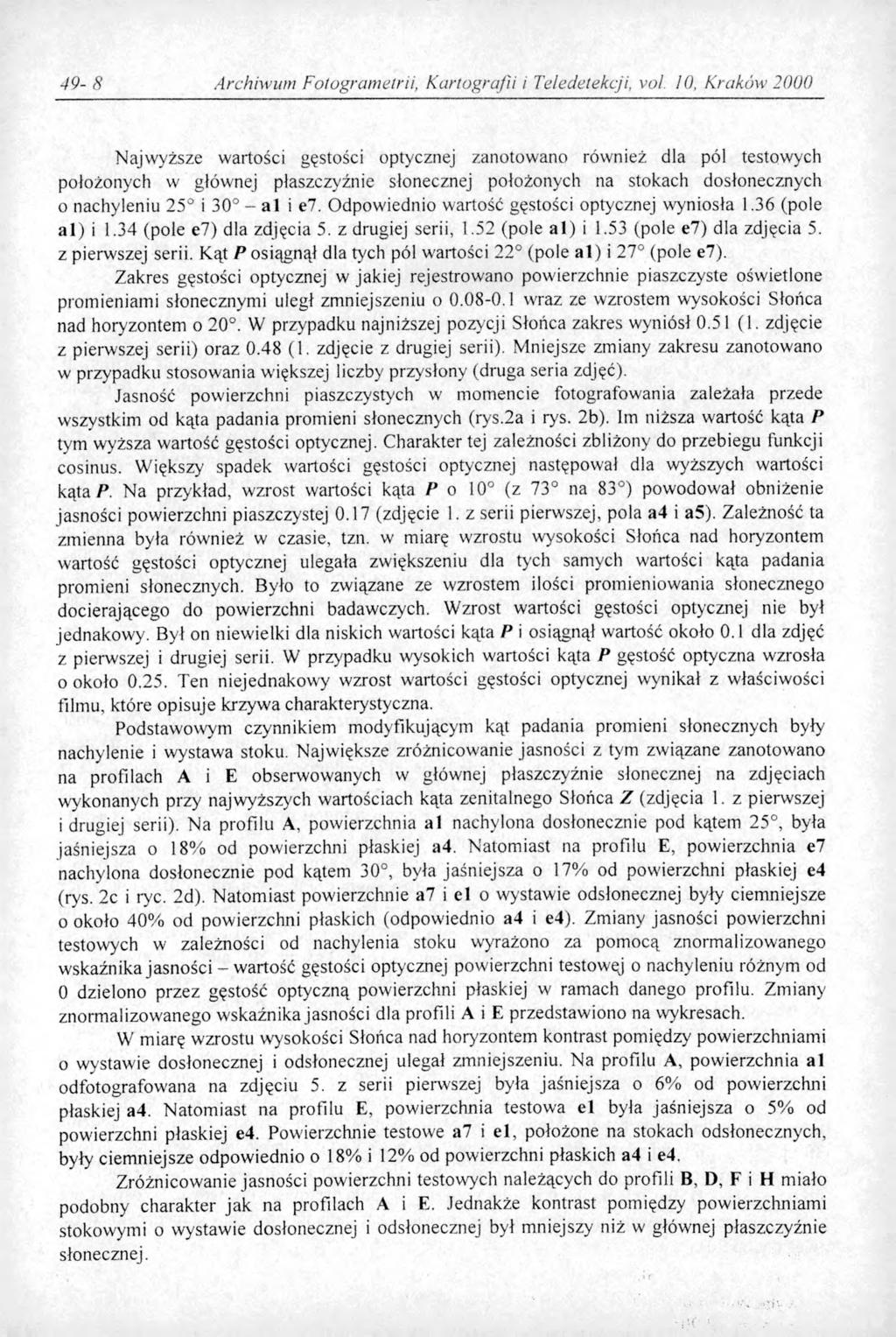 49-8 Archiwum Fotogrametrii, Kartografii i Teledetekcji, vol.
