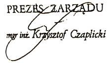 14 DEKLARACJA ZGODNOŚCI Producent: ZAKREM Spółka z o.o. 19-200 Grajewo ul. Ełcka 98 POLSKA deklaruje z pełną odpowiedzialnością, że Urządzenie: Typ: Wózek ręczny unoszący WRU4 2200 Nr fabr.