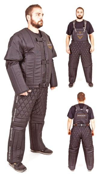 ochrona pozoranta helper protection S01001 L 170-176 cm S01002 XL 176-182 cm S01003 XXL 182-188 cm ubranie lekkie z kodury light training suit made of codura Lekkie ubranie treningowe wykonane z