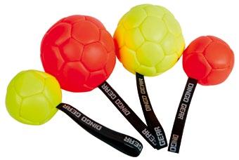 piłka wypełniona z uchwytem eco-leather soft-ball with grip