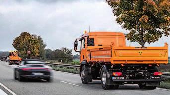 [ 22 ] TRANSPORT 4.0 Projekt afas ma na celu poprawę bezpieczeństwa na drogach ekip dokonujących przeglądów i napraw autostrad albo zajmujących się obcinaniem przydrożnych traw i myciem znaków.