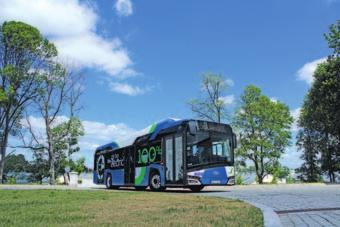 Solaris, a jest to największy w Europie producent trolejbusów, wystawia w Berlinie zupełnie nowy, premierowy trolejbus Trollino 12.
