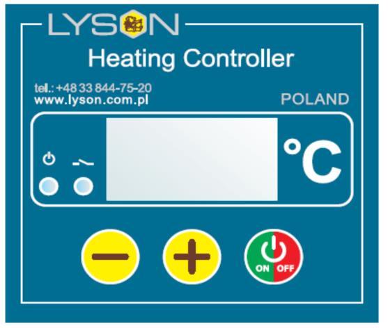 4. Obsługa sterownika W urządzeniu zamontowany jest regulator temperatury HC-01 1 2 Heating Controller 3 4 5 6 4.1. Ustawienie sterownika c 1.