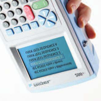 Wbudowaa pamięć wyików i automatycze testy Zostaw laptopa w biurze i miej pewość, że 288+ ma wewętrzą pamięć a 5,000 rekordów, elimiując ryzyko ich błędego, ręczego zapisu oraz oszczędzając pracy