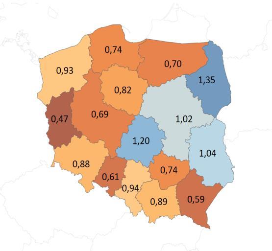 05 Stwierdzony stan zasoby kadrowe Zasoby kadrowe systemu były niewystarczające i nierównomiernie rozmieszczone, co utrudniało dostęp do świadczeń.