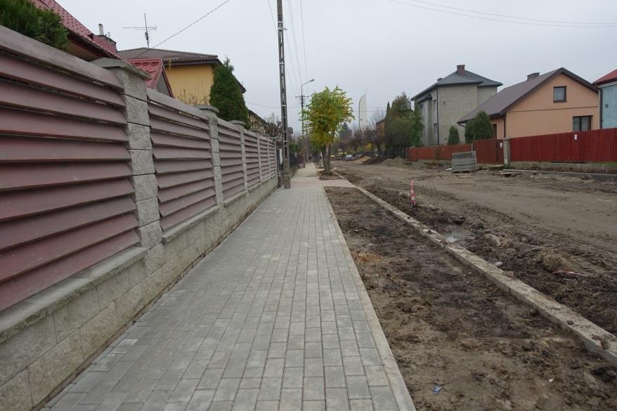 przebudowę i budowę ul.
